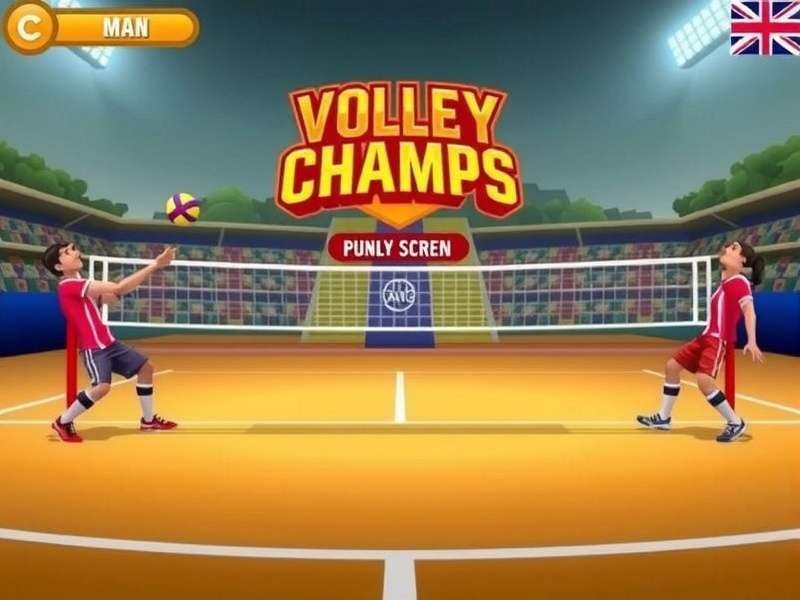 Volley Champs Punjabi Main Game Interface Volley Champs Punjabi Game Main Screen